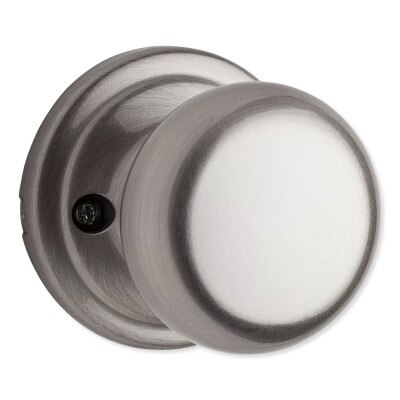 Kwikset Hancock Passage Knob, Satin Nickel